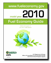 2010 Fuel Economy Guide covershot